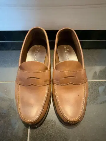 리걸 REGAL 브라운 가죽 로퍼