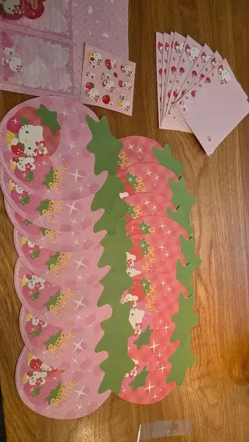 키티 향기 첨가 레터 세트