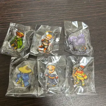 FFT 파이널 판타지 택틱스 미니 아크릴 블록 6체 세트