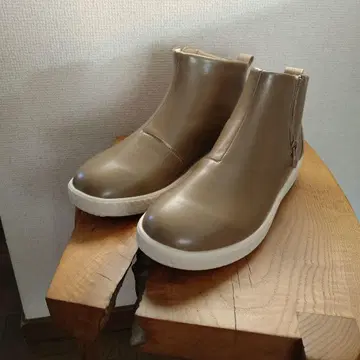 PANSY 브라운 지퍼 달린 숏부츠 23.5