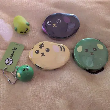 콩시바 압축 타월 마스코트 세트 헤이세이 레트로 당시 물품