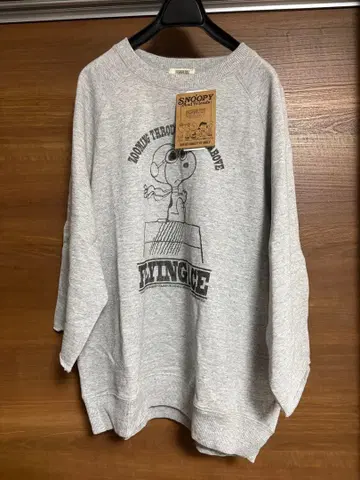 스누피 프린트 오버 사이즈 맨투맨