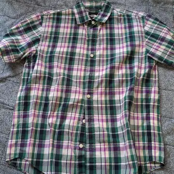 THE NORTH FACE 반팔 셔츠 M 사이즈 그린/퍼플