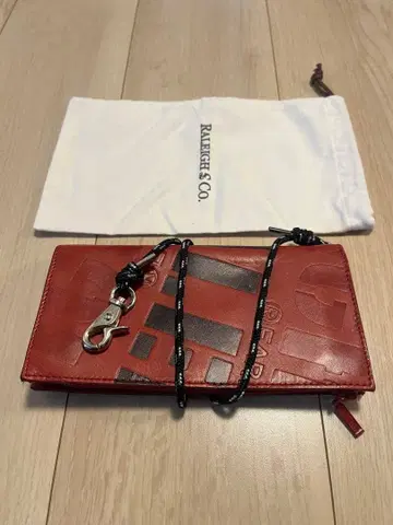 RALEIGH 가죽 지갑 레드