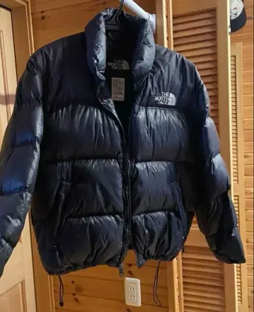 The North Face 블랙 다운 자켓
