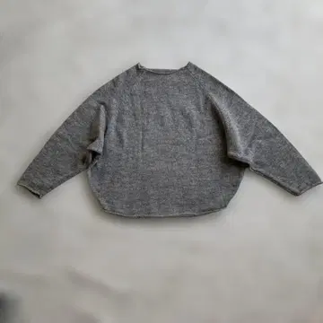 SO 울 그레이 돌먼 슬리브 니트 프리 사이즈