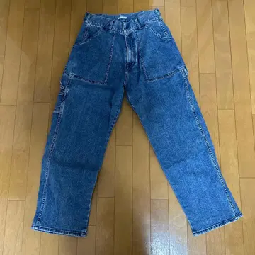 BAYFLOW 데님 블루 와이드 팬츠