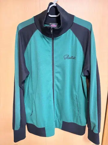 Rotar 그린 블랙 집업 자켓