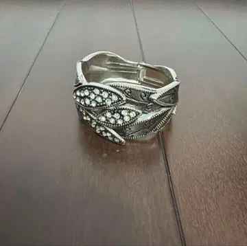 실버 크리스탈 스톤 팔찌