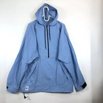 CHUMS 참스 90s 아노락 후드티 S 사이즈 스카이블루 격자 무늬