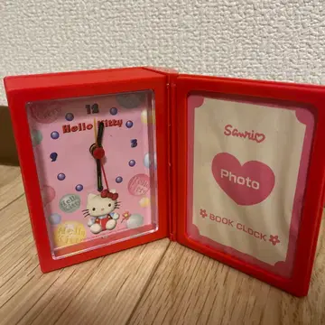 초 레어 쇼와 레트로 산리오 헬로키티 쇼와 당시품 탁상시계