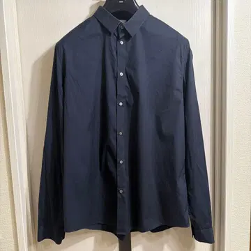 COS 네이비 슬림핏 셔츠 EU 42