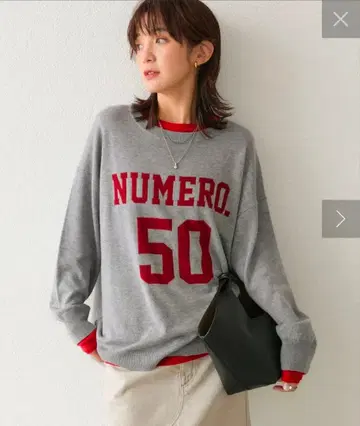 풋볼 로고 니트 [ Yoshiiiiii 콜라보 컬러 ]