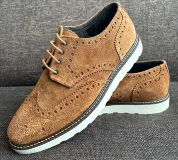 [미사용] 417 by EDIFICE 에디피스 윙팁 가죽 신발 42