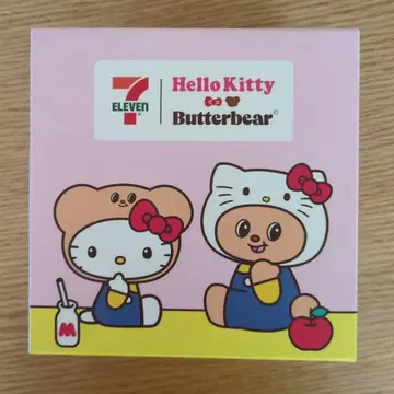 태국 한정판 버터베어 x 헬로키티 백참 레어
