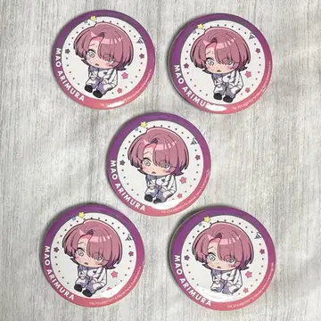 학마스 유라린 캔뱃지 아리무라 마오 5개