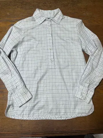 귀중한 mina 택 시대 체크 셔츠