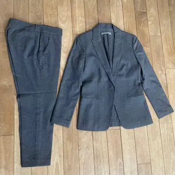띠어리 럭스 그레이 팬츠 수트 상하의 사이즈 038