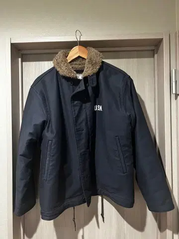 Houston N-덱 자켓 사이즈 38 네이비 새상품급