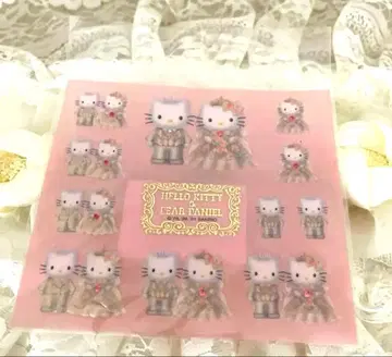 레어 헬로키티 웨딩 씰 시트 브라이덜 다니엘 신랑 신부