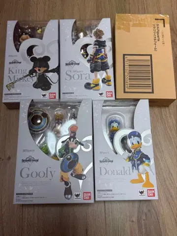 s.h.figuarts 킹덤하츠 5체 세트