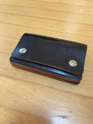 쇼난 벤즈 언덕 염색 차심 트래커 지갑 실버