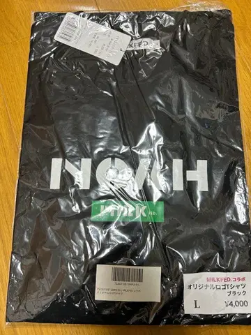 프로레슬링 노아 MILKFED 콜라보 미사용 새상품 티셔츠 L 사이즈