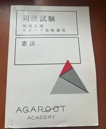 아갈토 판례백선 스피드 공략 강좌 헌법