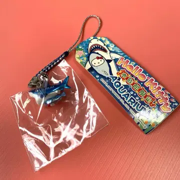[레어] 지역 한정 헬로키티 수족관 한정판 고래상어 스트랩