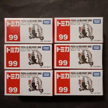 에어캡 포장 절판 토미카 피자라 딜리버리 바이크 캐노피