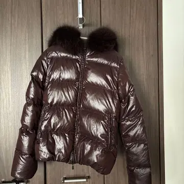 새상품급 DUVETICA 다운 자켓 38 다크 브라운