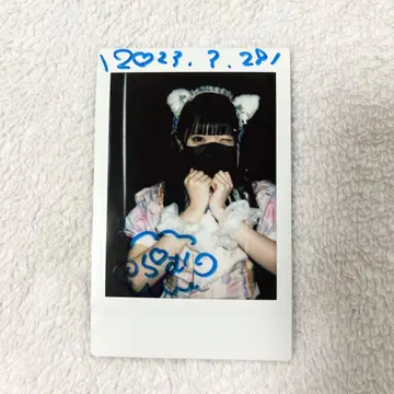 전 iLife! 미즈키 라무 친필 사인 폴라로이드