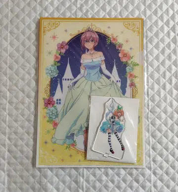 5등분의 신부 클리어 파일 아크릴 스탠드 나카노 네잎 세트