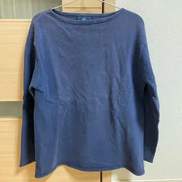 SAINT JAMES 네이비 긴팔 티셔츠