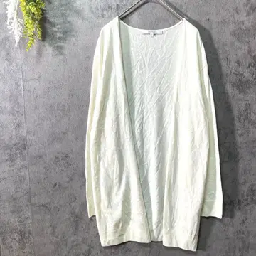 언타이틀 긴팔 니트 가디건 롱 가디건 겉옷 얇은 소재 깔끔한