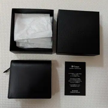 Evoon 접이식 지갑 블랙 미사용