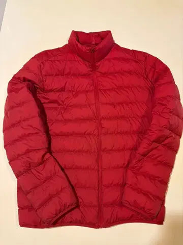 유니클로 울트라 라이트 다운 빨간색 L 사이즈