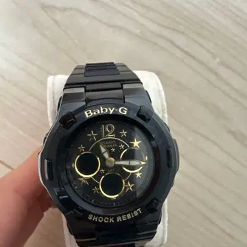 Baby-G 블랙 DW-5600 쇼크 레지스트