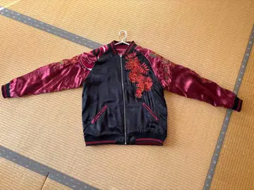 북두의 권 라오우 꽃무늬 자수 스카잔