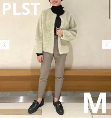 [시착만 한 상품] PLST 스틱 팬츠 코튼 블렌드 M 슬랙스