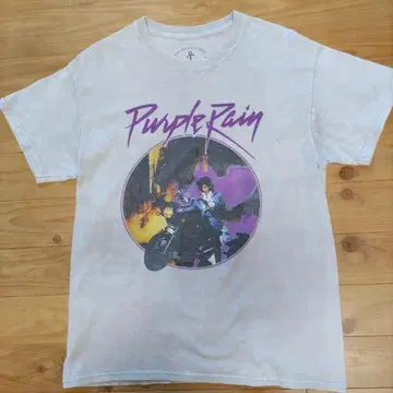 프린스 Purple Rain 밴드 티셔츠 M 사이즈
