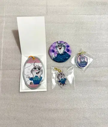 주토피아 택 키링 폭신폭신 캔뱃지 아크릴 키링 파우버트