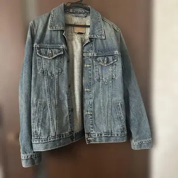 갭 남성용 블루 데님 자켓 M