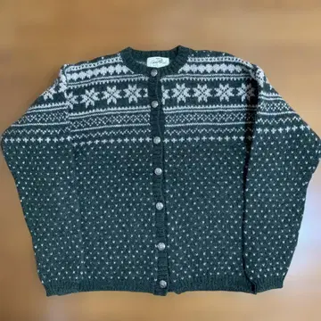 Eddie Bauer 노르딕 무늬 가디건 USA제 M 사이즈