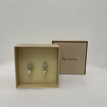 Plus Vendome 펄 장식 귀찌