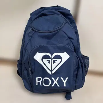 ROXY 네이비 백팩 하트 로고