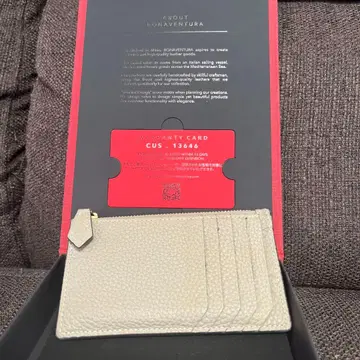 보나벤츄라 카드 케이스 그레이지 베이비 핑크