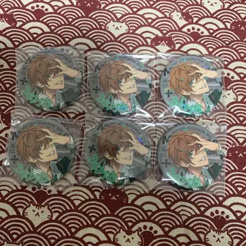 BASE 홀로그램 캔뱃지 칸논자카 돗포 6점 세트