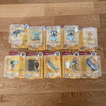 해피 복권 A상 톰과 제리 피규어 세트 9종 10개