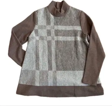 별 세 개 드레스 여성용 하이넥 스웨터